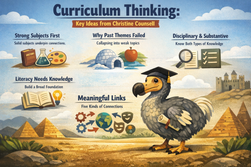 Thinking big: making a school curriculum bigger than the sum of its parts, Christine Counsell
